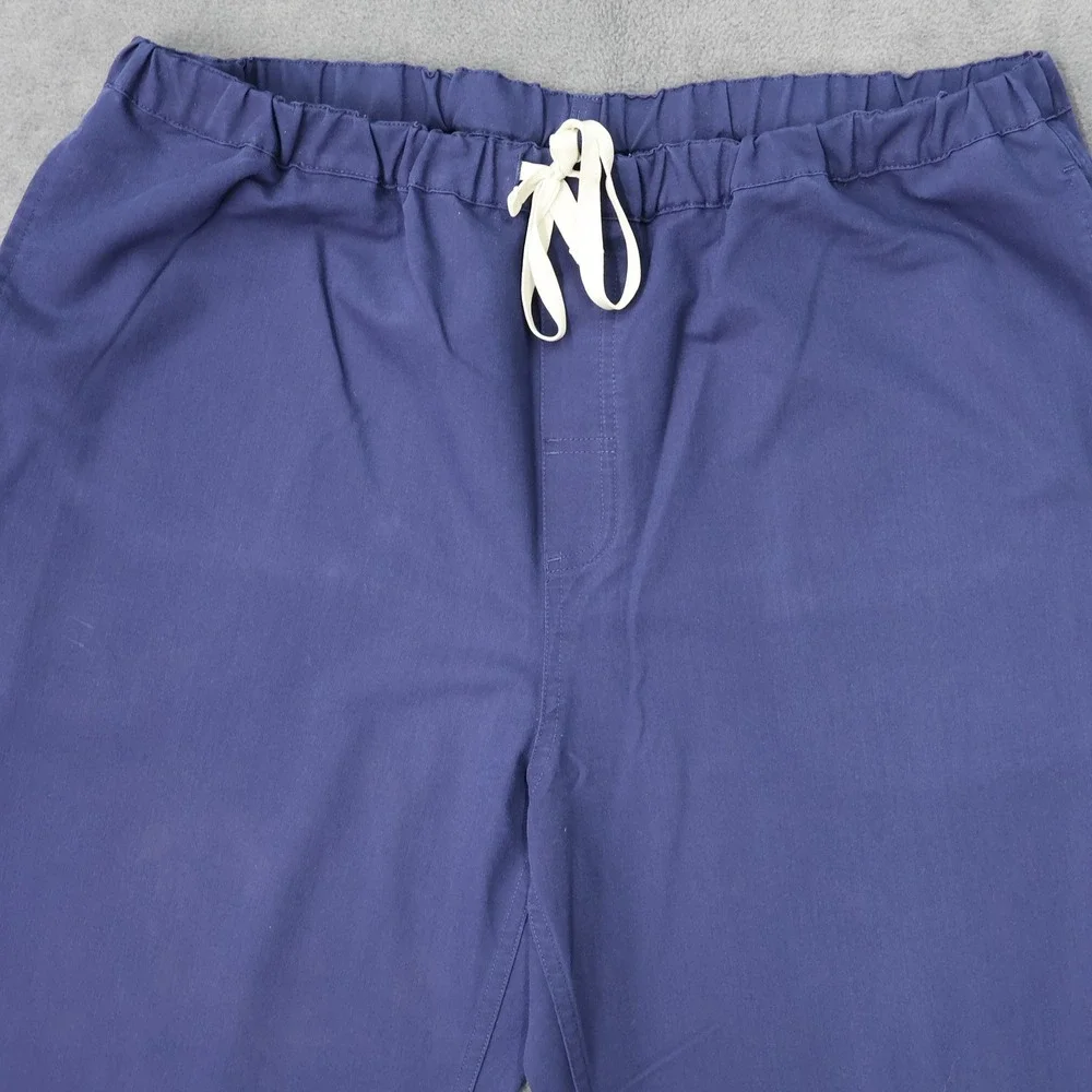 FIGS Scrub Pants Mens XL Navy Blue Excellent Straight Leg Drawstring FM4500